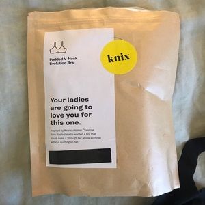 Knix V-Neck Evolution Bra NWT